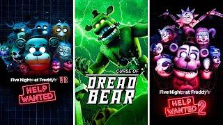 FNAF VR HELP WANTED 1 & 2 + Dreadbear DLC | ALL ENDINGS | Full Game Walkthrough | No Commentary