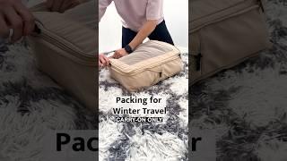 How to pack for Winter with just a carry-on