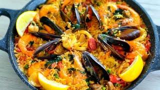 Sea Food Paella  | Authentic Spanish Sea Food Paella | EASY PAELLA Recipe | Chef's Special Recipe