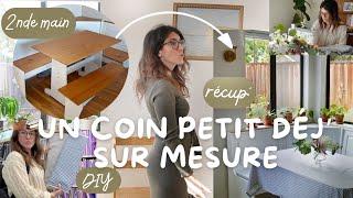 Un coin repas sur mesure (petit budget) - DIY déco aménagement (et récup')