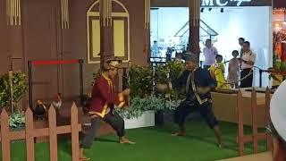 Mal Dancer Nusantara - Silat ( Malay Martial Art Warrior Fighting with Weapon Keris