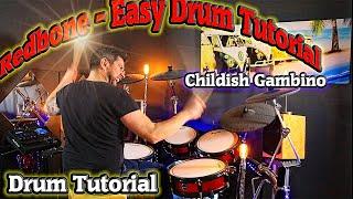 Easy Drum Tutorial Redbone by Childish Gambino