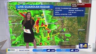 Alyssa forecasts severe weather in Indiana