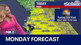 Tampa weather | Monday forecast