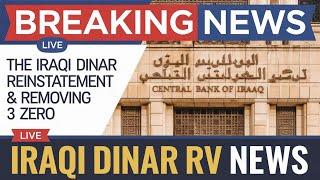 Iraqi dinar  Central Bank Of Iraq Make a Huge Announcement  Iraqi Dinar News Today