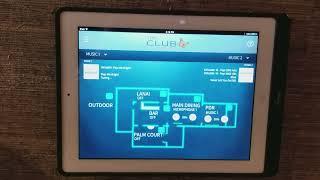 Crestron Custom Audio Floorplan UI