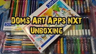 DOMS Art Apps Nxt Unboxing| Doms kids art box Unboxing #crafts #artbox #domsartappsnxt #unboxing