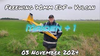 FT Flying Session 16 - Freewing 70mm EDF Vulcan - Maiden+1 03 November 2024