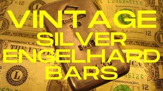 VINTAGE SILVER ENGELHARD BARS!!