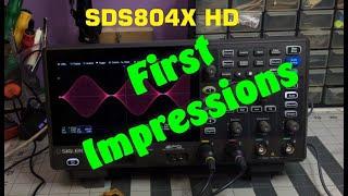 TTE 26 SIglent SDS804X HD First Impressions & Web Interface