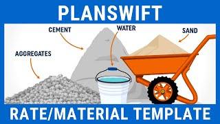 PlanSwift Template | Rate & Material Analysis | Part & Assemblies