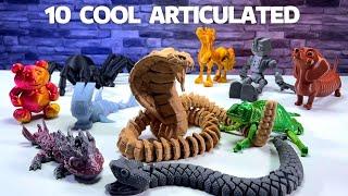 Mind-Blowing Timelapses: 10 Epic 3D Printed Articulated Animals - Creality Ender 3 S1 Plus