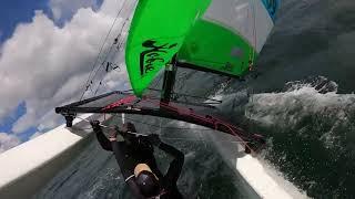 Hobie 16 racing in Kellenhusen, Germany - filmed with GoPro