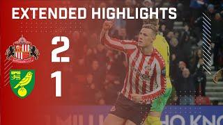 Extended Highlights | Sunderland AFC 2 - 1 Norwich City