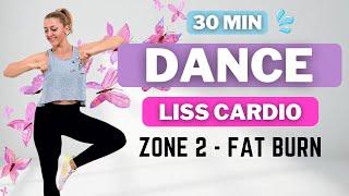 30 Min DANCE CARDIO - LISSFun Aerobics Workout for Weight LossKNEE FRIENDLYNO JUMPING