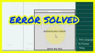 Authentication Failed! Error solved in tally erp9 | Authentication Failed in emailing in tally erp9