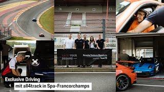 "Exclusive Driving" mit all4track in Spa-Francorchamps