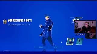 Someone gifts tfue the Ninja skin | Fortnite Battle royale