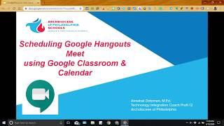 AoP Tech Scheduling Google Hangouts Meet