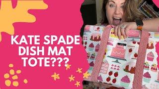 It’s a Kate Spade dish drying mat TOTE bag!! Woohooo!!!! ​⁠@katespadenewyork