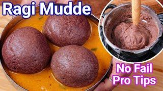 Ragi Mudde - Healthy Weight Loss - Finger Millet Balls Recipe | Ragi Balls with Pro Tips