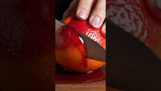 Slicing a Glass Blood Orange – ASMR That Drips Like Molten Crystal  #asmr #asmrshorts #8kasmr