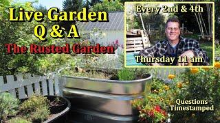 Vegetable Gardening Live  Monthly Questions & Answers E-49 (When to Start Seeds Indoors)