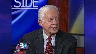 WBTV Throwback: Former President Jimmy Carter visits the WBTV studios