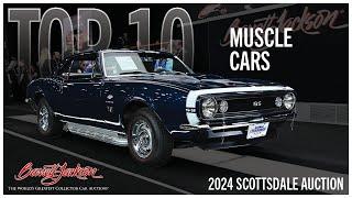 MUSCLE CAR TOP 10: Top-Selling Muscle Cars at the 2024 SCOTTSDALE AUCTION - BARRETT-JACKSON