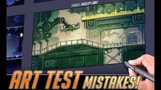 Art test mistakes!