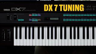 Yamaha DX7 Tuning in 1 Minute, unprotecting internal memory