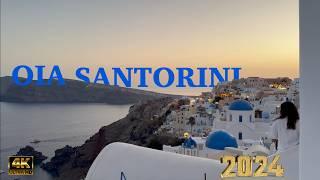 Oia Santorini 2024 & Imerovigli in 4K #santorinisunset  #santorinitravel