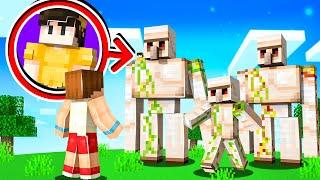 Minecraft ama GOLEM'in İÇİNE GİRDİM! Mini Saklambaç