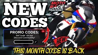 SUMMER UPDATE NEW CODES FOR MOTO TRACKDAY PROJECT JULY CODES 2024 | ROBLOX MOTO TRACKDAY CODES