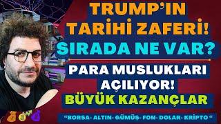 YERİNİZİ ALIN.! - TRUMP'IN TARİHİ ZAFERİ - ŞİMDİ SIRADA NE VAR? - PARA MUSLUKLARI AÇILIYOR! #kripto