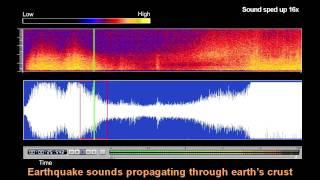 Underwater Microphone Captures Honshu, Japan Earthquake