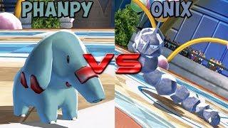 Pokemon battle revolution - Phanpy vs Onix