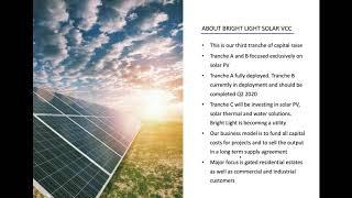 WEBINAR: How it all works - Bright Light Solar and the projected 21% after tax return