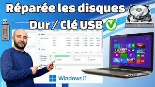 Réparée les disques Dur ou Clé USB