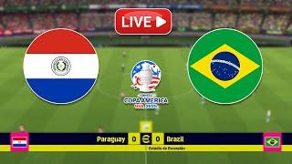 LIVE | Paraguay vs Brazil | Copa América 2024 | Group Stage Match