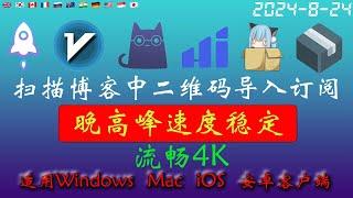 2024年8月24日最新4k节点部分节点支持解锁ChatGPT，稳定4k，自建节点，最高8k，免费节点，节点分享，clash节点，V2ray节点，节点订阅，免费机场，科学上网，小火箭节点，免费翻墙