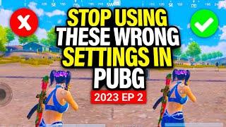 Best PUBG Settings That Make You Pro | PUBG Mobile / BGMI