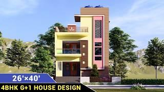 26×40 house plan | 26×40 house plan 2bhk | 26×40 house design | Ground Floor #house #home