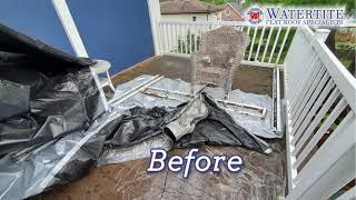 Patio Flat Roof Restoration Project: Before & After