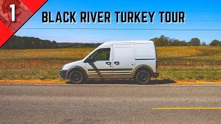 BLACK RIVER TURKEY TOUR 2021 - Scouting Before Opening Day! - Mississippi Public Land