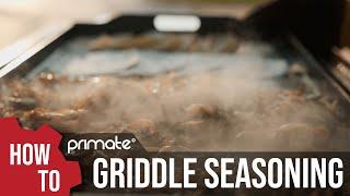 Grilla Grills Primate Griddle Seasoning Video