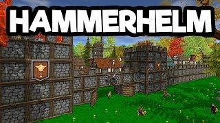 Hammerhelm Gameplay 2018 Impressions - Dwarf City Building Action!