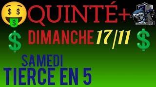 PRONOSTIC PMU QUINTE DU JOUR DIMANCHE 17 NOVEMBRE 2024