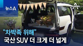 “차박족 위해”…국산 SUV 더 크게 더 넓게 | 뉴스A