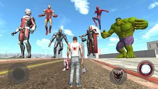 Franklin Play Avengers Mode in Indian Bike Driving 3D